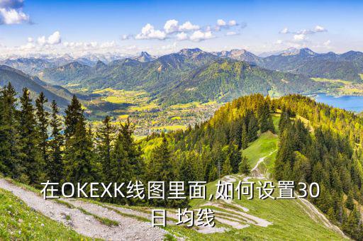 在OKEXK線圖里面,如何設(shè)置30日 均線