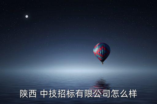 陜西 中技招標(biāo)有限公司怎么樣