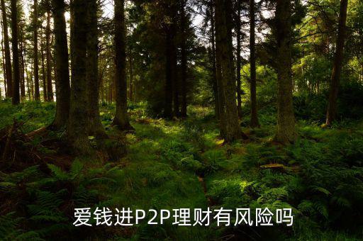  愛錢進P2P理財有風險嗎