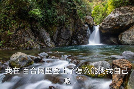 我在 百合網(wǎng)里登上了怎么能找我自己呢