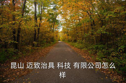 昆山 邁致治具 科技 有限公司怎么樣