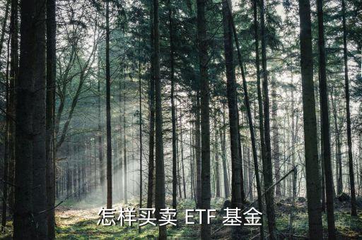 怎樣買賣 ETF 基金