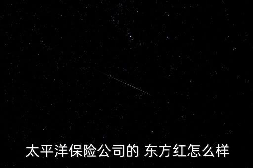  太平洋保險(xiǎn)公司的 東方紅怎么樣