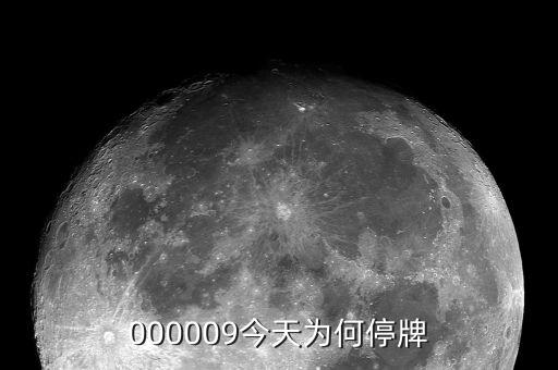 000009今天為何停牌