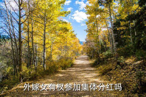 外嫁女有權(quán)參加集體分紅嗎