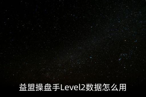 益盟操盤手Level2數(shù)據(jù)怎么用