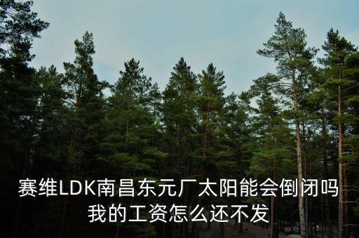 賽維LDK南昌東元廠太陽能會倒閉嗎我的工資怎么還不發(fā)