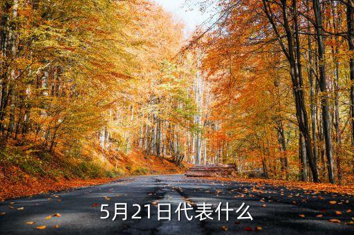 5月21日是什么意思，5月21日代表什么