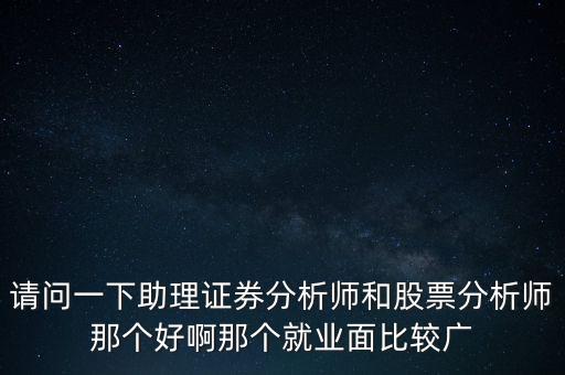 賣方分析師是做什么的，考過CFA幾級對工作才有用呢