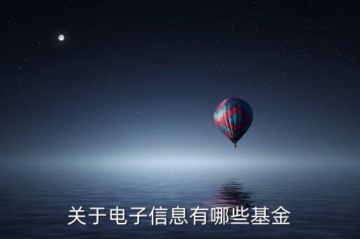 什么是電子基金，關(guān)于電子信息有哪些基金