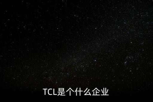 TCL是個(gè)什么企業(yè)