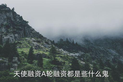 什么叫天使融資，天使融資A輪融資都是些什么鬼