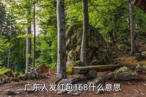 廣東人發(fā)紅包168什么意思