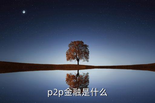 p2p金融是什么