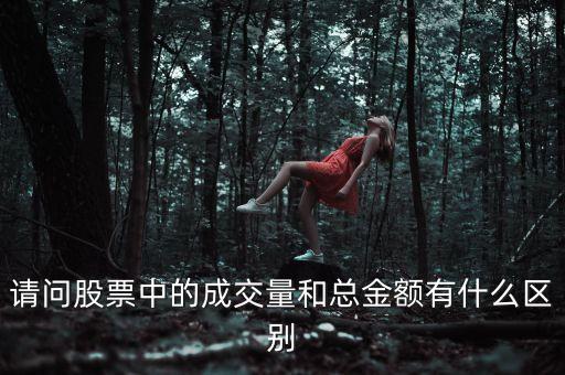 請問股票中的成交量和總金額有什么區(qū)別