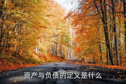 什么叫資產(chǎn)負(fù)債，什么叫做資產(chǎn)