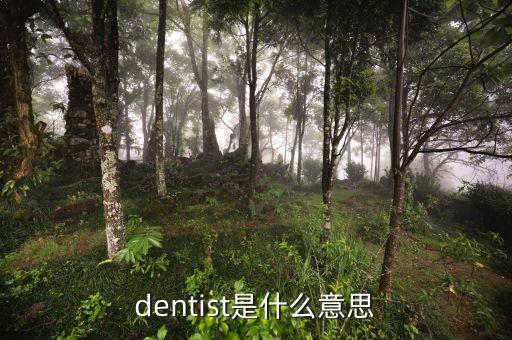 dentist是什么意思