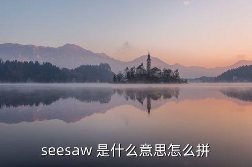 seesaw 是什么意思怎么拼