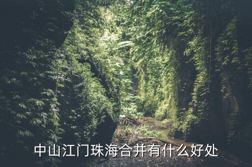 中山江門珠海合并有什么好處