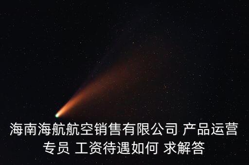 海航銷售是干什么的，海航銷售就是在海南軟件園里的那個(gè)里面的電子商務(wù)咨詢員具體是