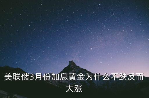 為什么美元加息黃金上漲，美國來年加息為何能導(dǎo)致美金升值