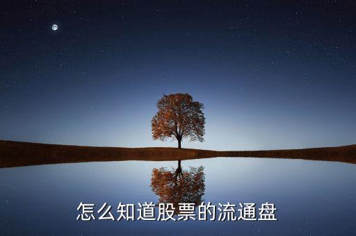 流通盤是什么意思，怎么知道股票的流通盤