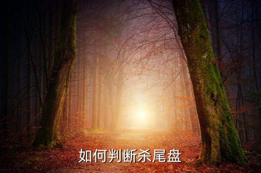 什么是殺尾盤，這兩句話是什么意思