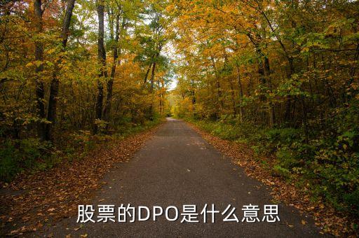 股票dpo是什么意思，DPO選股策略詳解