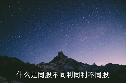 同利b是什么股票，b 股什么股票