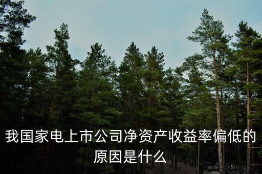 我國家電上市公司凈資產(chǎn)收益率偏低的原因是什么