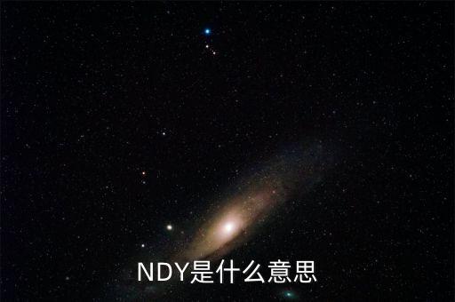 NDY是什么意思