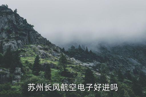 蘇州長(zhǎng)風(fēng)航空電子好進(jìn)嗎