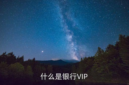 什么是銀行VIP