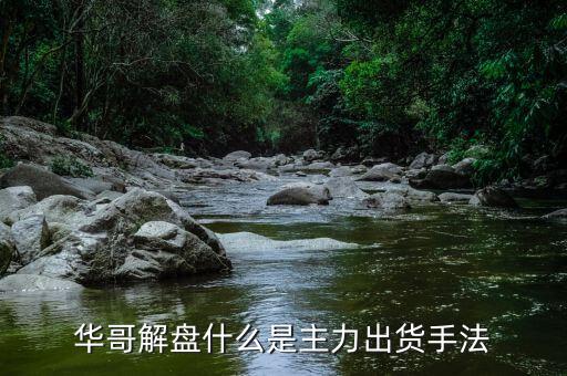 華哥解盤(pán)什么是主力出貨手法