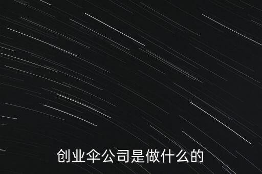 傘形公司是什么，創(chuàng)業(yè)傘公司是做什么的