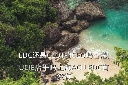 揚杰電子董事長梁勤以前干什么的，EDC還是CLOT的CEO嗎香港JUCIE店干嗎上海ACU EDC有沒有