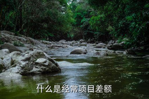 什么是經(jīng)常項目差額