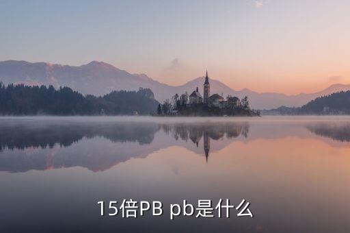 15倍PB pb是什么