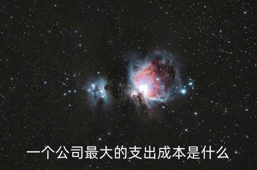 一個(gè)公司最大的支出成本是什么