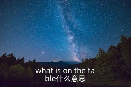 什么是中美bit談判，what is on the table什么意思