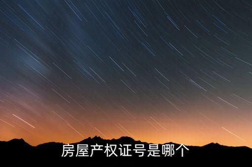 房權(quán)號(hào)是什么，房地產(chǎn)權(quán)證上哪個(gè)是房產(chǎn)證號(hào)