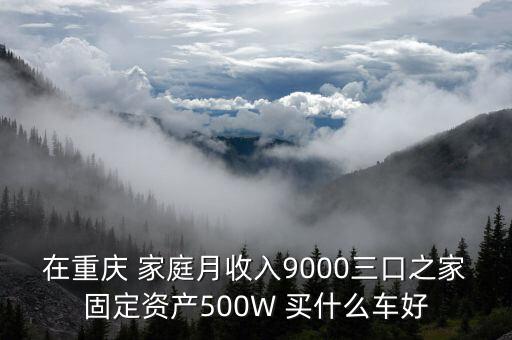 在重慶 家庭月收入9000三口之家固定資產(chǎn)500W 買什么車好