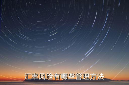 外匯風(fēng)險(xiǎn)管理策略主要包括有什么，匯率風(fēng)險(xiǎn)有哪些管理方法