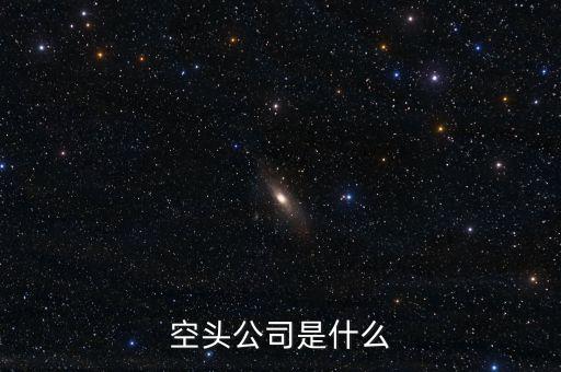 空頭公司是什么