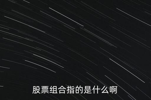 股票組合指的是什么啊