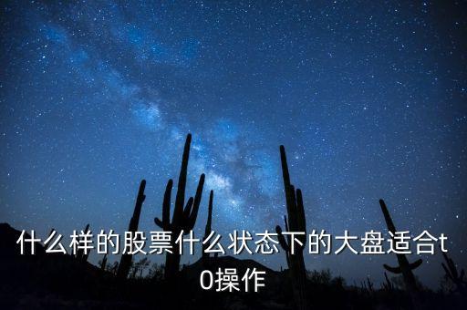 什么樣的股票什么狀態(tài)下的大盤(pán)適合t0操作