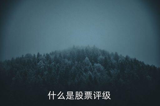 什么是股票評級