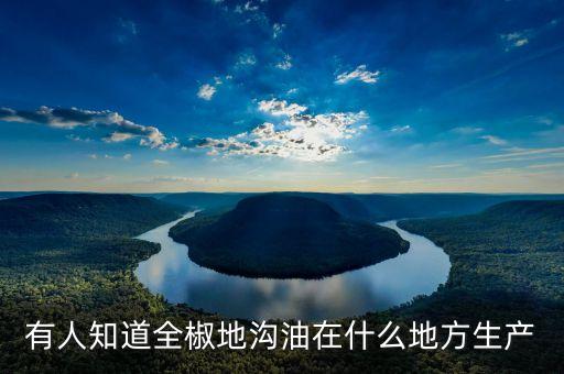 有人知道全椒地溝油在什么地方生產(chǎn)