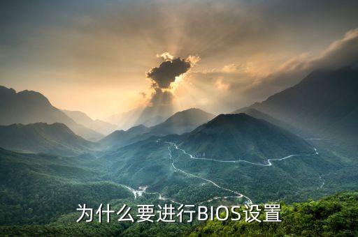 為什么要進行BIOS設(shè)置