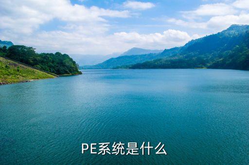 什么是pe平臺，PE系統(tǒng)是什么